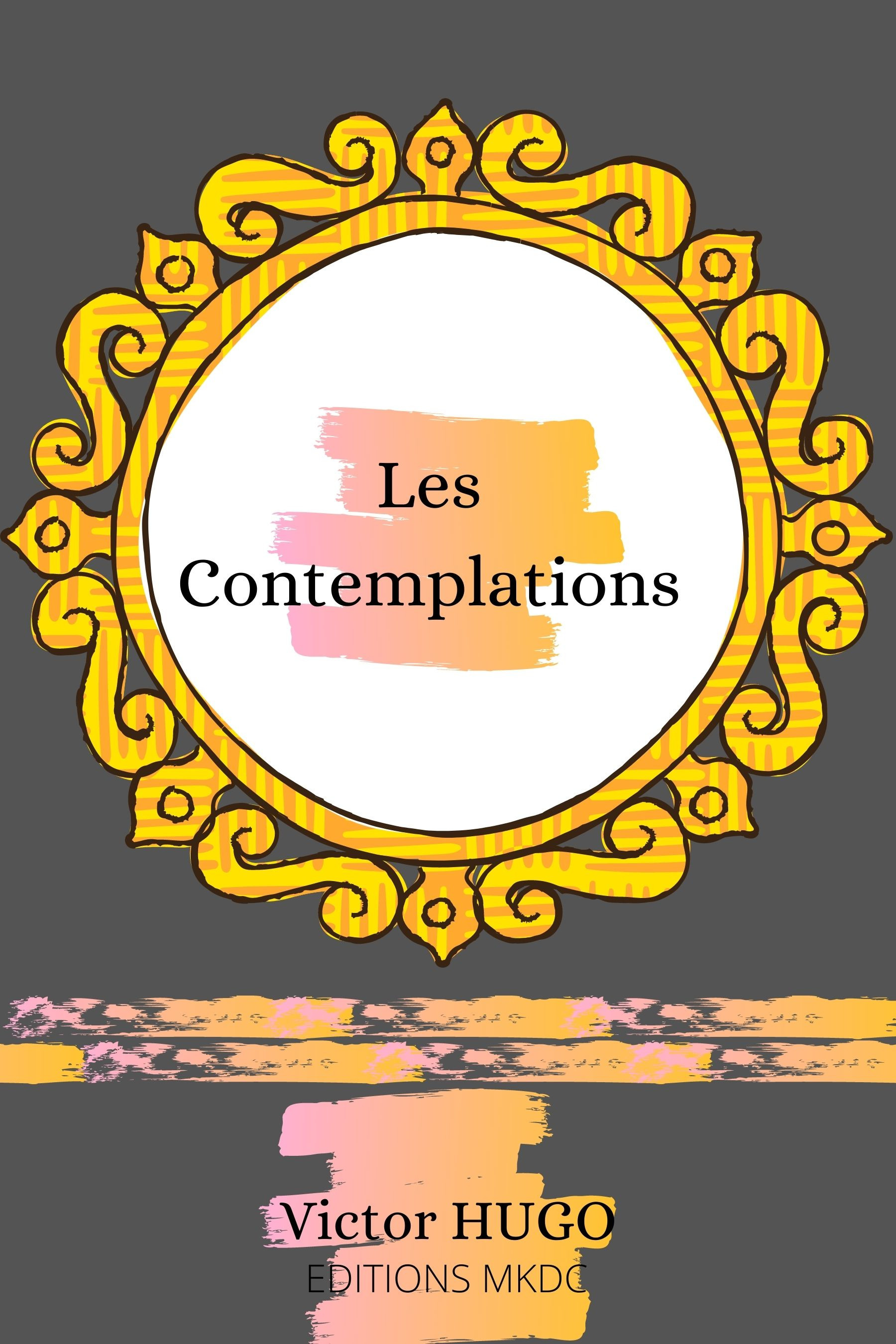 ebook cover of Les Contemplations, by Victor Hugo