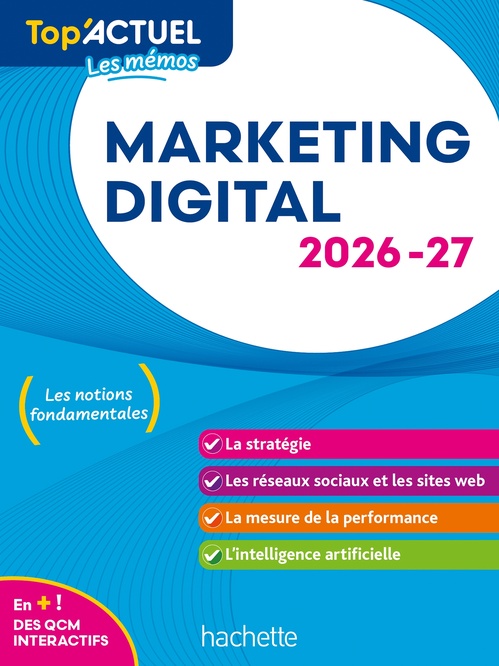 ebook cover of Top'Actuel Marketing digital 2026-2027, by Hamza Merabet