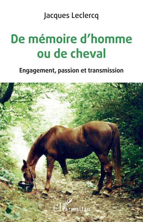 Couverture ebook de De mémoire d'homme ou de cheval, de Jacques Leclercq