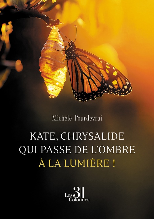 Couverture ebook de Kate, chrysalide qui passe de l´ombre à la lumière !, de Michèle Pourdevrai