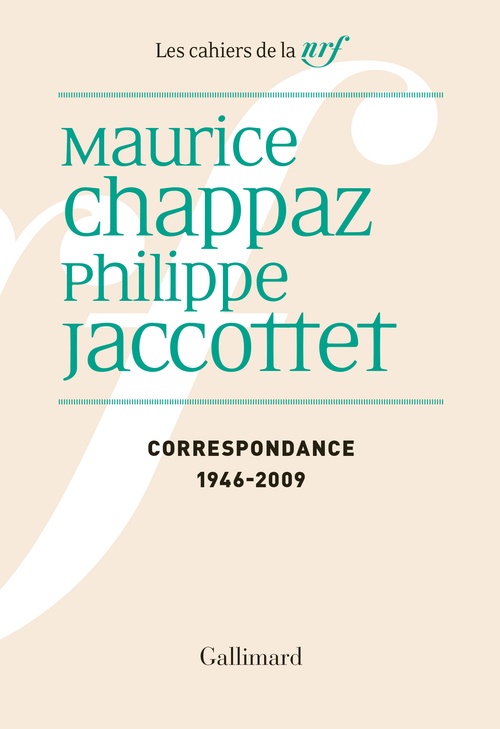 Couverture ebook de Correspondance, de Maurice Chappaz, Philippe Jaccottet