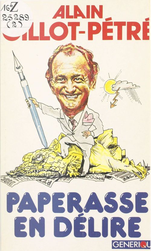 Couverture ebook de Paperasse en délire, de Alain Gillot-Petre