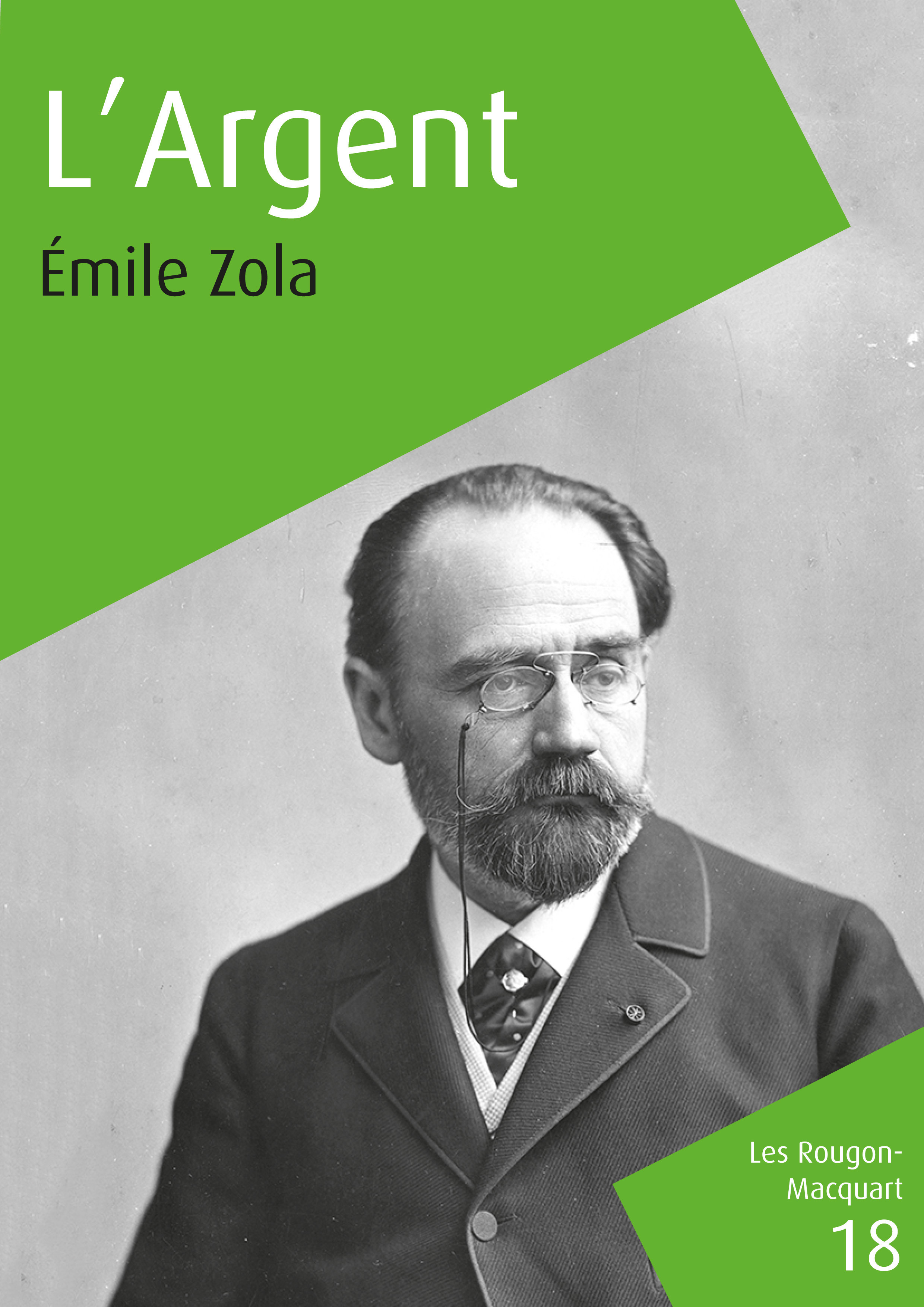 ebook cover of L'Argent, by Emile Zola