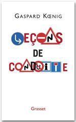 Couverture ebook de Leçons de conduite, de Gaspard Koenig