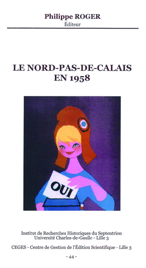 ebook cover of Le Nord-Pas-de-Calais en 1958, by Collectif