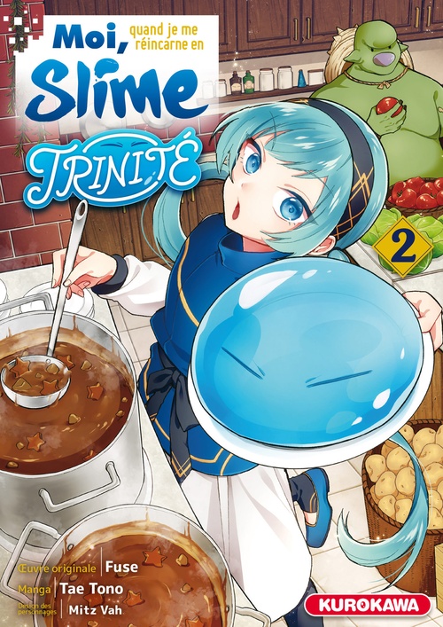 Couverture ebook de Moi, quand je me réincarne en Slime - Trinité - tome 2, de Fuse, Tae Tono, Mitz Vah