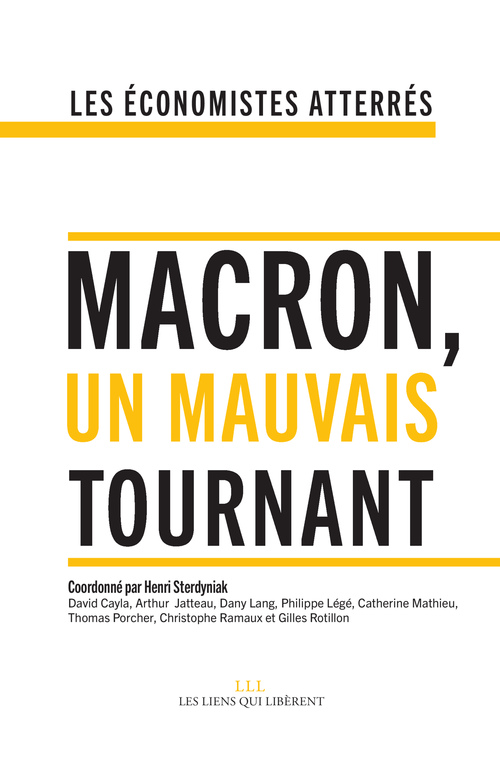 Couverture ebook de Macron, un mauvais tournant, de Economistes atterrés