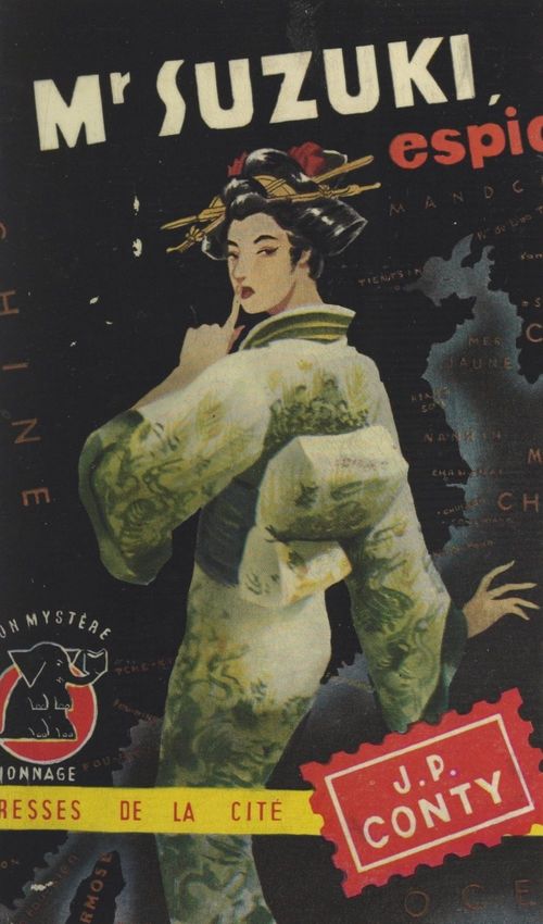 Couverture ebook de Monsieur Suzuki espion, de Jean-Pierre Conty