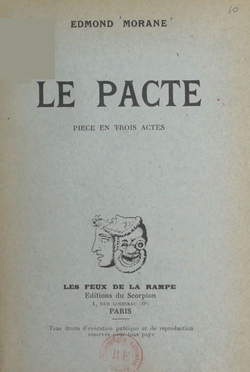 Couverture ebook de Le pacte, de Edmond Morane
