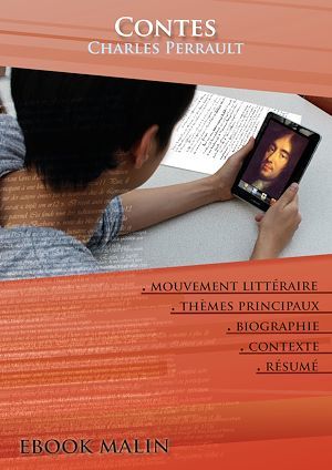 Couverture ebook de Fiche de lecture Contes - Résumé détaillé et analyse littéraire de référence, de Charles Perrault