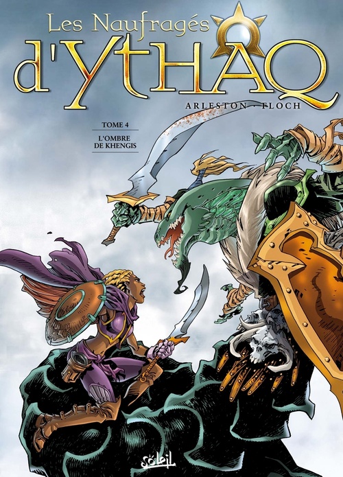 Couverture ebook de Les Naufragés d'Ythaq T04 - L'ombre de Khengis, de Christophe Arleston