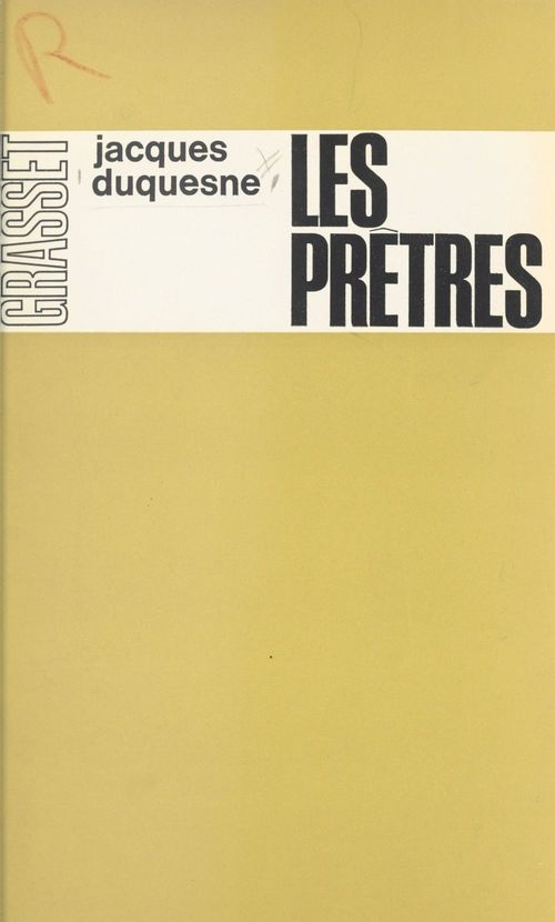 Couverture ebook de Les prêtres, de Jacques Duquesne