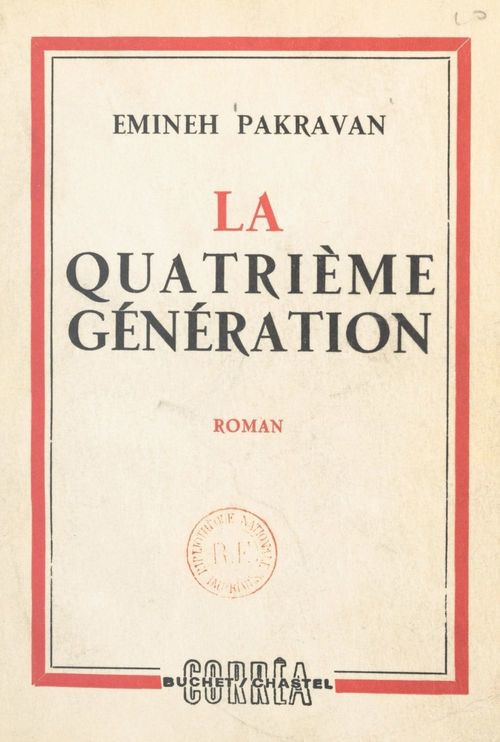 Couverture ebook de La quatrième génération, de Emineh Pakravan