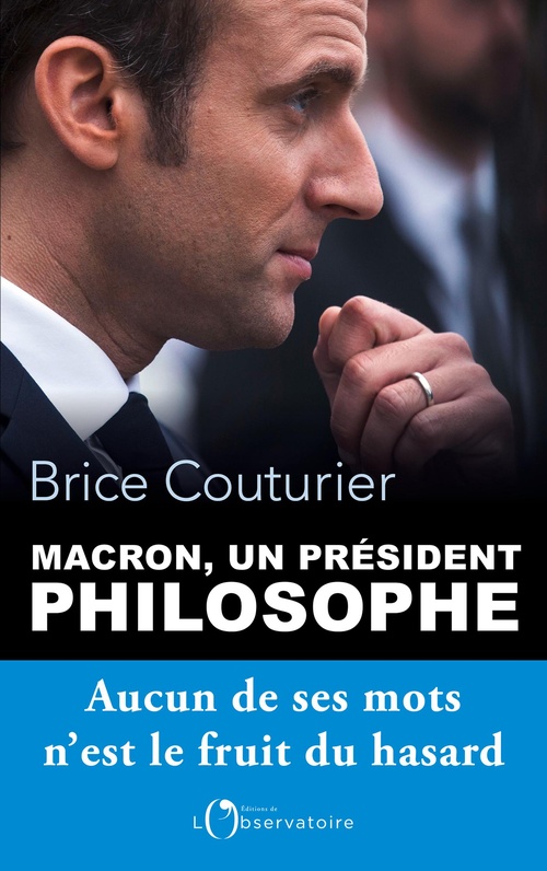 ebook cover of Macron, un président philosophe, by Brice Couturier
