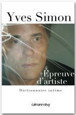 ebook cover of Épreuve d'artiste, by Yves Simon