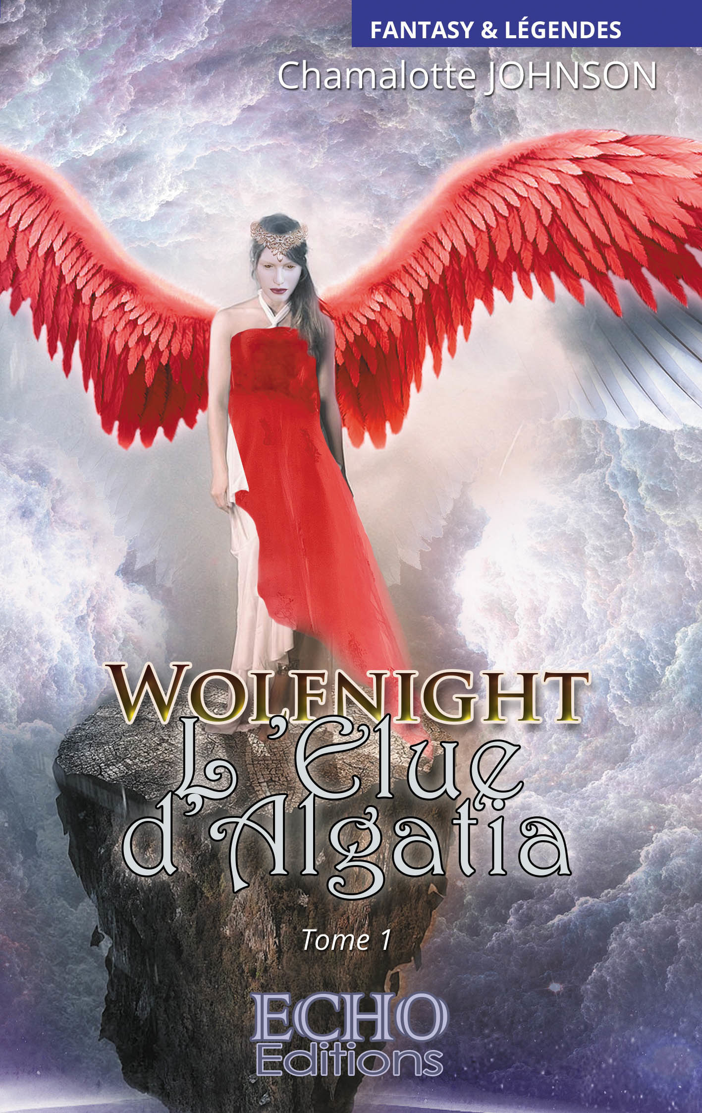 Couverture ebook de Wolfnight - L´élue d´Algatia, de Chamalotte Johnson