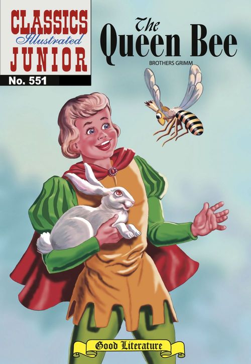 ebook cover of The Queen Bee, by Grimm Brothers