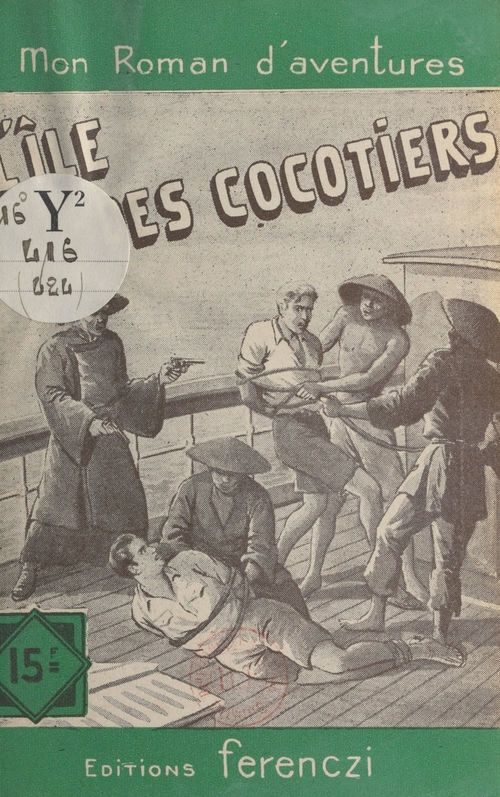 Couverture ebook de L'île des cocotiers, de Charles Richebourg