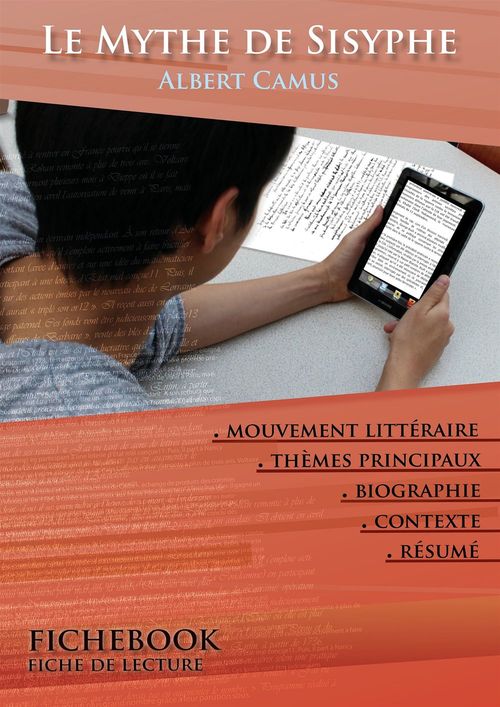 Couverture ebook de Fiche de lecture Le Mythe de Sisyphe - Résumé détaillé et analyse littéraire de référence, de Albert Camus
