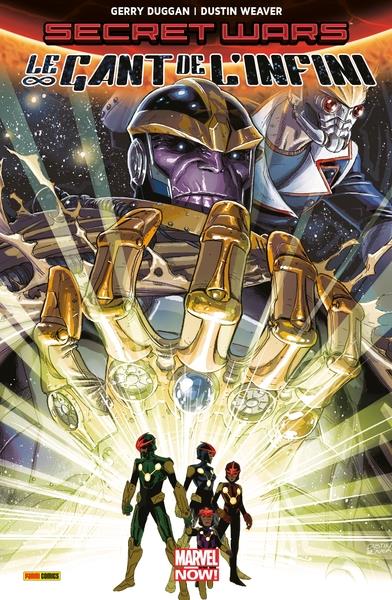 ebook cover of Secret Wars - Le Gant de l'Infini, by Gerry Duggan, Dustin Weaver