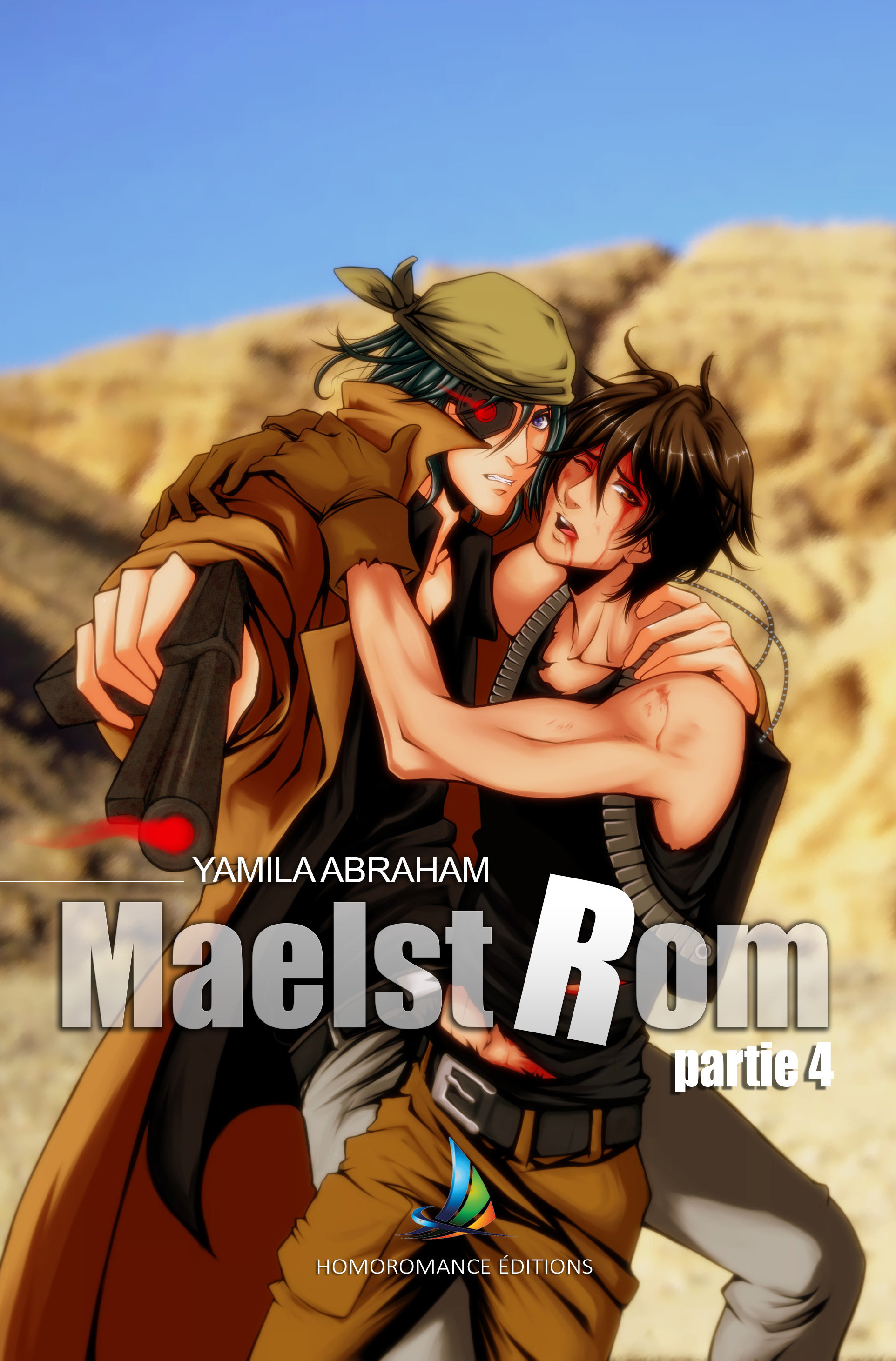 Couverture ebook de MAELSTROM - Partie 4 (romance gay MxM), de Yamila Abraham