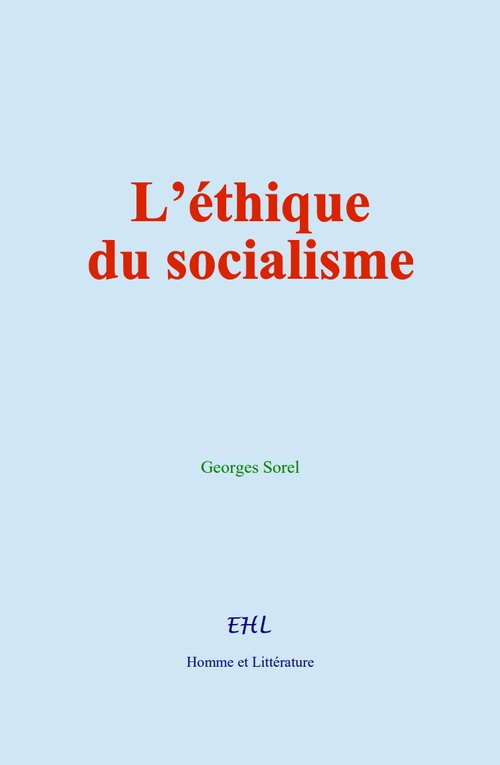 ebook cover of L´éthique du socialisme, by Georges Sorel