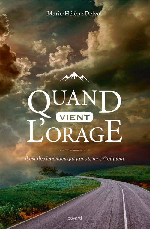 Couverture ebook de Quand vient l'orage, de Marie-Hélène Delval