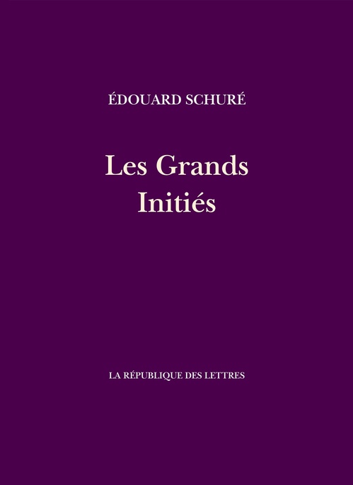 Couverture ebook de Les Grands Initiés, de Edouard Schuré