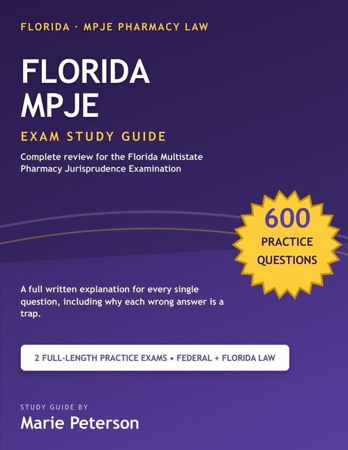 Couverture ebook de Florida MPJE Exam Study Guide, de Marie Peterson
