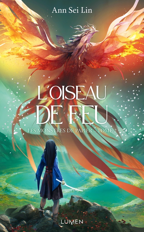 Couverture ebook de Les Monstres de papier - Tome 2 L'Oiseau de feu, de Ann Sei Lin