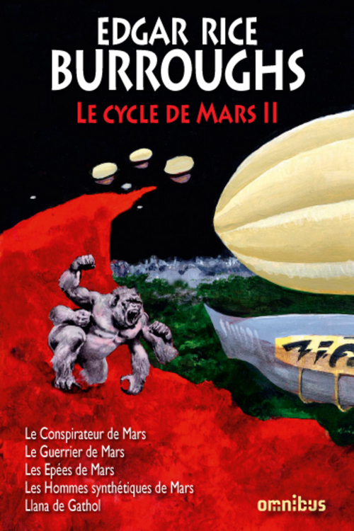ebook cover of Le cycle de Mars II, by Edgar Rice Burroughs