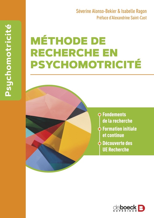 ebook cover of Méthode de recherche en psychomotricité, by Séverine Alonso-Békier