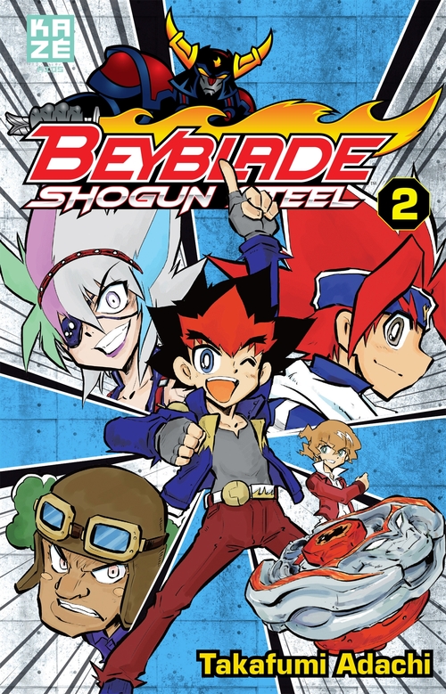 Couverture ebook de Beyblade Shogun Steel T02, de Takafumi Adachi