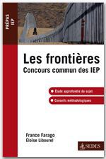 ebook cover of Les frontières, by France Farago, Eloïse Libourel