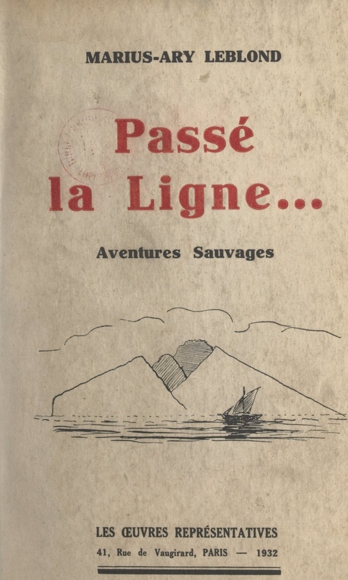 Couverture ebook de Passé la ligne..., de Marius-Ary Leblond
