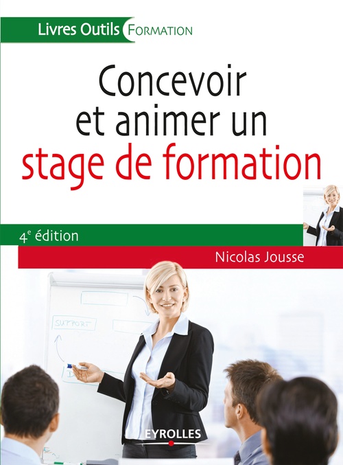 Couverture ebook de Concevoir et animer un stage de formation, de Nicolas Jousse