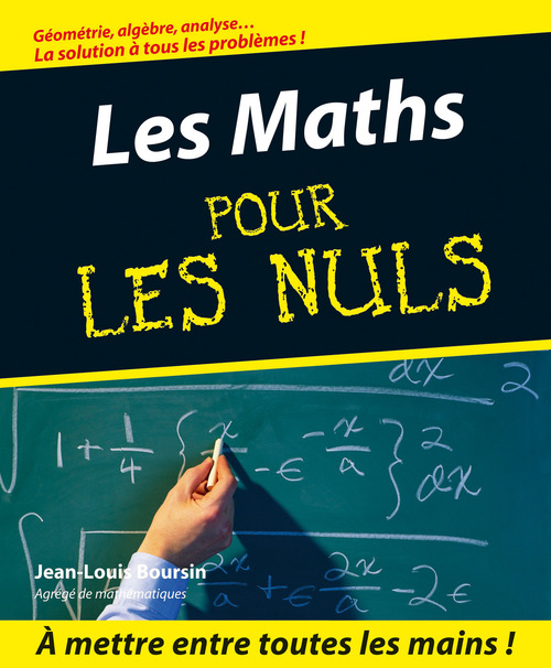 ebook cover of Les maths pour les nuls, by Jean-Louis Boursin