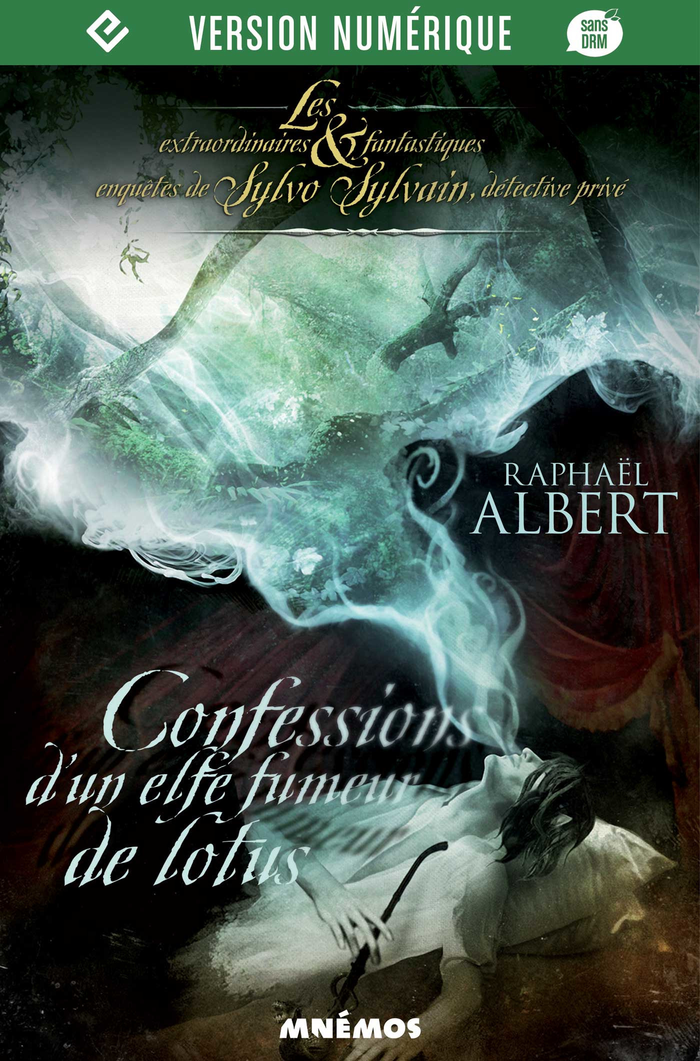Couverture ebook de Confessions d´un elfe fumeur de lotus, de Raphaël Albert