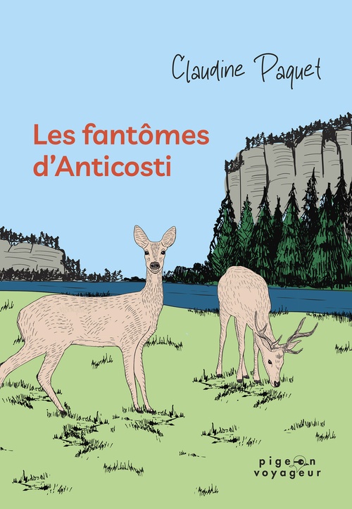 Couverture ebook de Les fantômes d'Anticosti, de Claudine Paquet