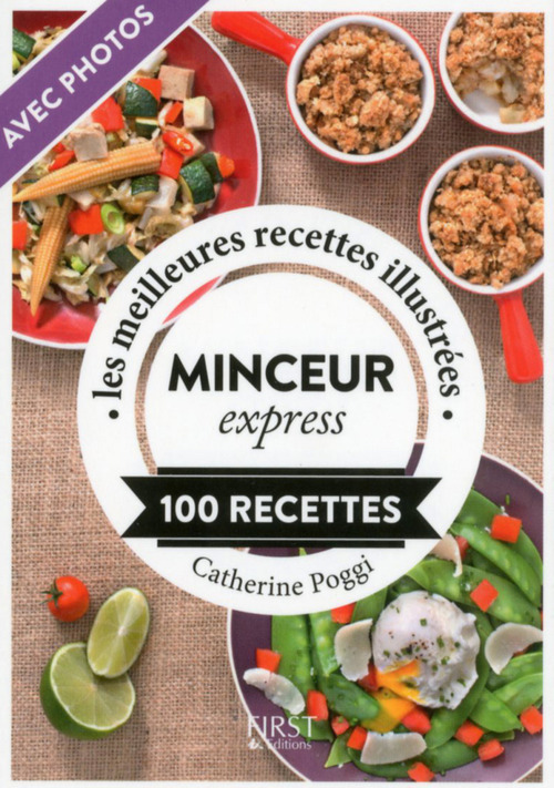 Couverture ebook de Petit Livre de - Minceur express en 100 recettes, de Catherine Poggi