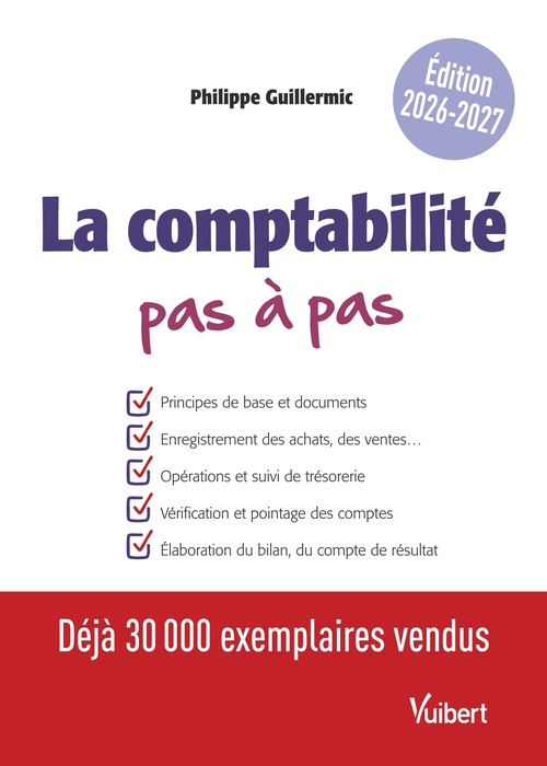 ebook cover of La comptabilité pas à pas, by Philippe Guillermic