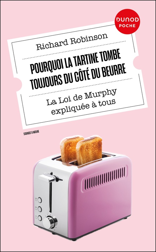 Couverture ebook de Pourquoi la tartine tombe toujours du côté du beurre, de Richard Robinson