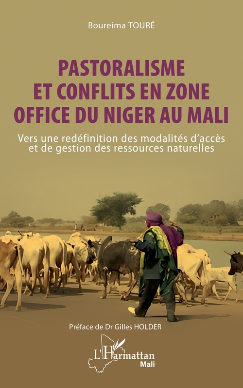 Couverture ebook de Pastoralisme et conflits en zone Office du Niger au Mali, de Boureima Touré