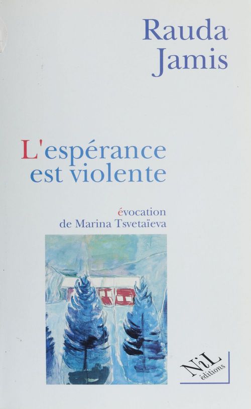 Couverture ebook de L'Espérance est violente, de Rauda Jamis