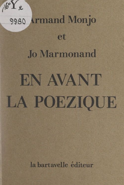 Couverture ebook de En avant la poézique !, de Armand Monjo, Jo Marmonand