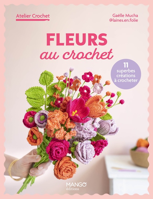 ebook cover of Fleurs au crochet, by Gaëlle Mucha