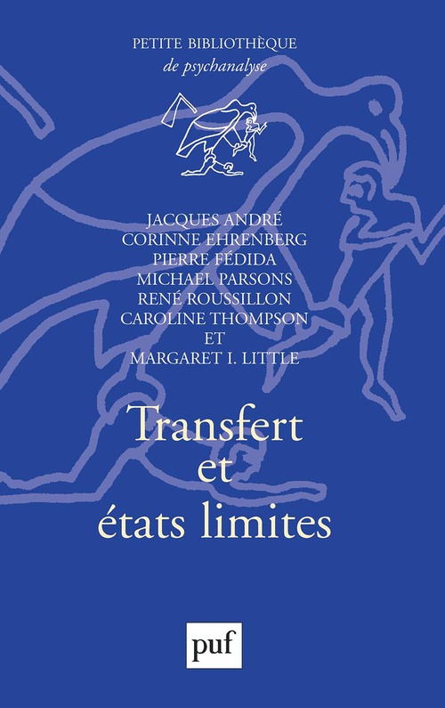 ebook cover of Transfert et états limites, by Jacques André, Caroline Thompson
