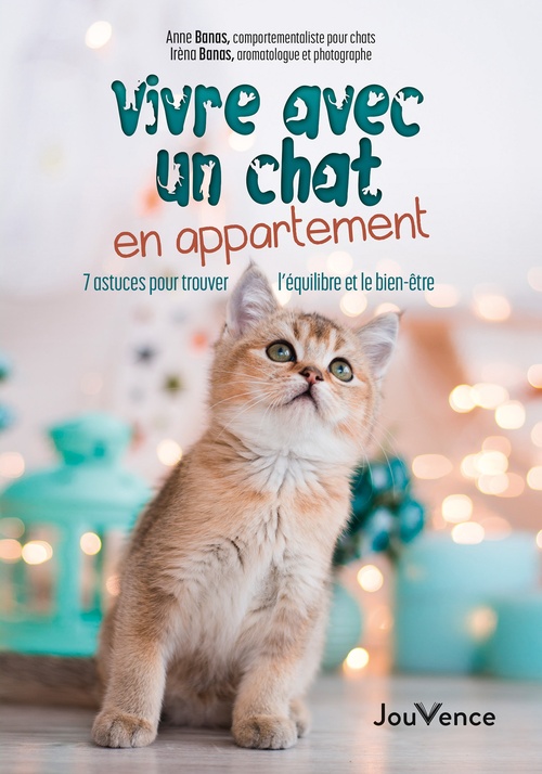 Couverture ebook de Vivre avec un chat en appartement, de Anne Banas, Irèna Banas