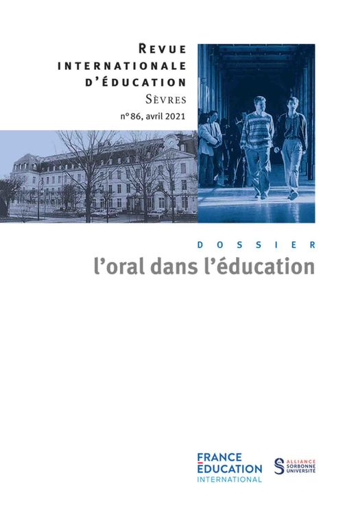 Couverture ebook de L'oral en éducation - Revue 86, de CIEP