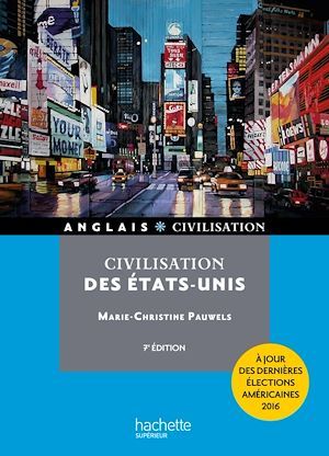 Couverture ebook de HU - Civilisation des États-Unis (8e édition) - Ebook epub, de Marie-christine Pauwells